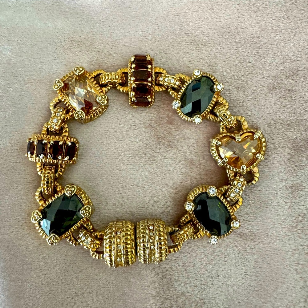 Multi colored stone bracelet